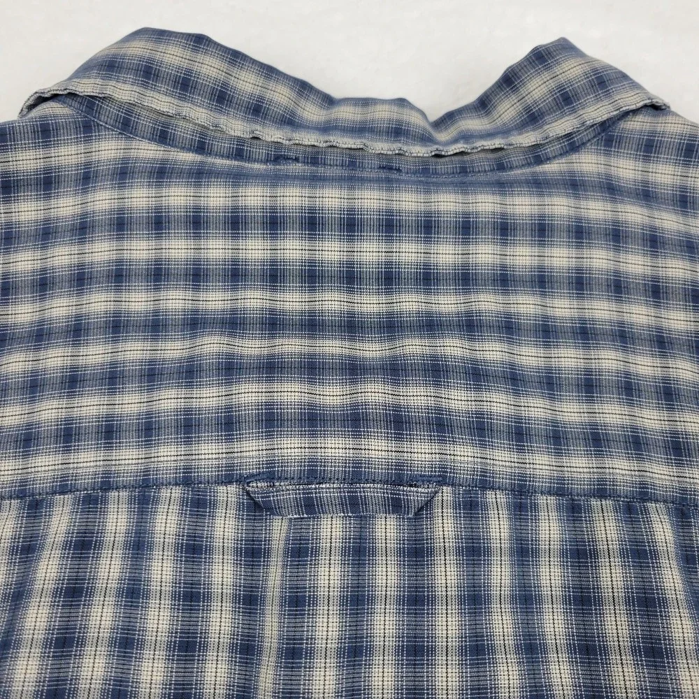 The‎ North Face Button Up Hiking Shirt Mens XXL 2XL Worn Distressed Stained